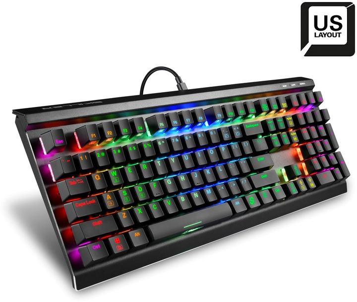 Klawiatura przewodowa Sharkoon Skiller SGK60 Kailh Box Red USB Black (4044951030057) - obraz 6