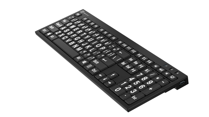 Клавіатура LogicKeyboard Black (UKR) - зображення 3