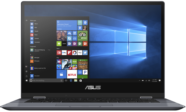 Ноутбук 14" Asus VivoBook Flip 14 (TP412FA-EC363T) Intel Pentium 5405U RAM 4GB SSD 128GB 10час батарея Win10 Factory Recertified - изображение 2