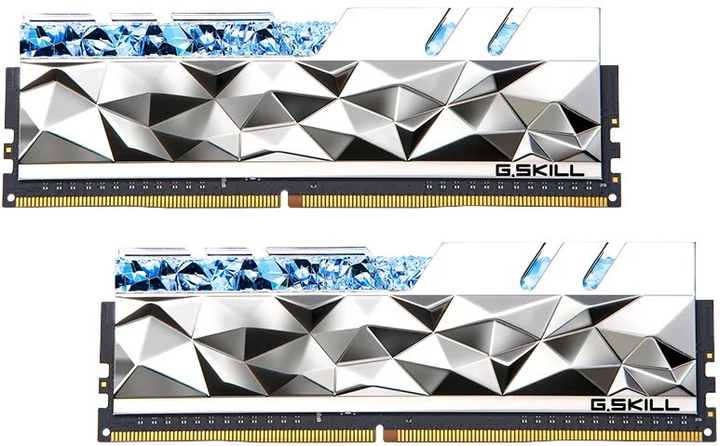 Pamięć RAM G.Skill DDR4-4800 32768MB PC4-38400 (Kit of 2x16384) Trident Z Royal Silver (F4-4800C20D-32GTES) - obraz 1