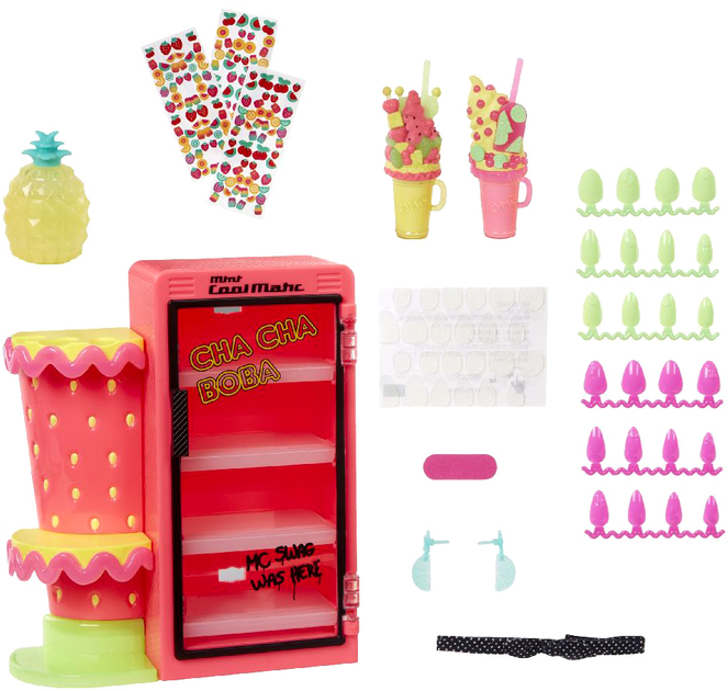 Лялька з аксесуарами L.O.L. Surprise OMG Sweet Nails Pinky Pops Fruit Shop (0035051503842) - зображення 4