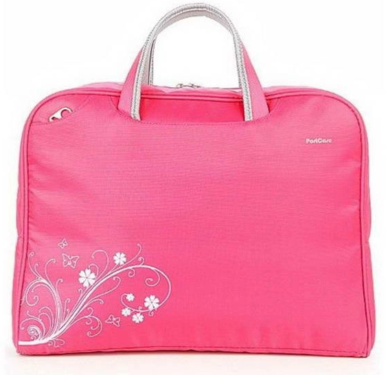 Женская сумка для ноутбука 15.6"-16" PortCase KCB-52 Розовая - изображение 4