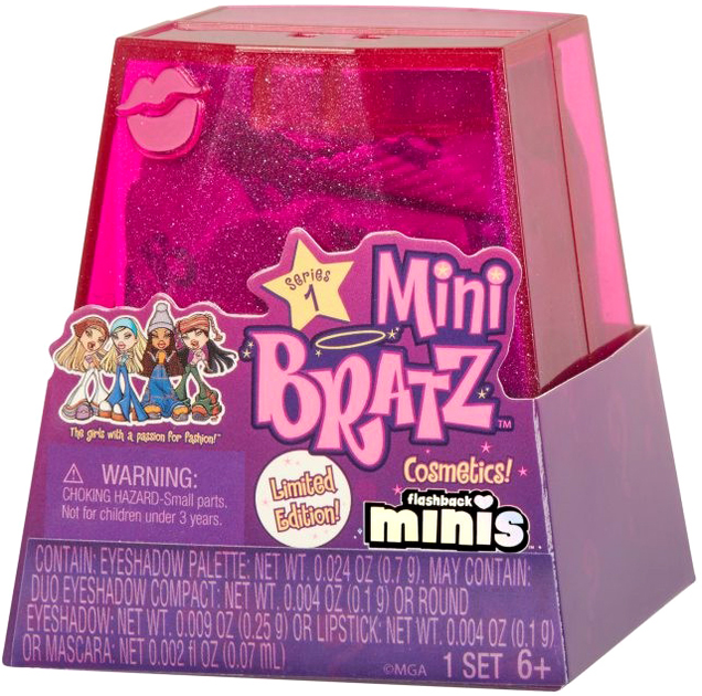 Набір косметики-сюрприз Bratz Flashback Minis Cosmetics в коробці (0035051585855) - зображення 1