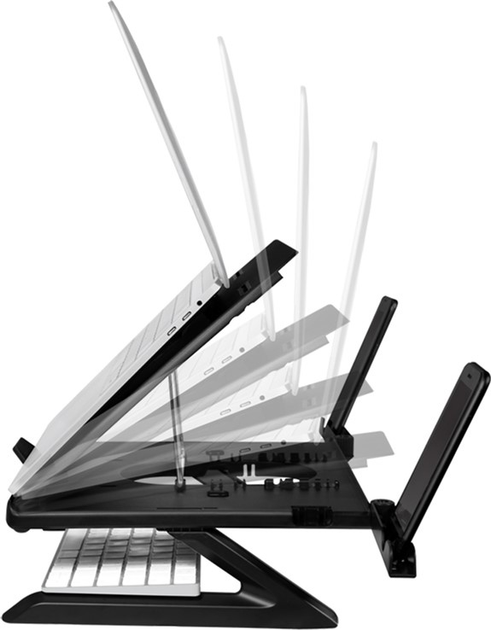 Podstawka pod laptopa Logilink AA0133 Black (4052792061420) - obraz 5