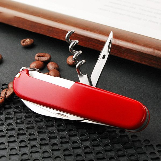 Комплект Victorinox Ніж Spartan Red 1.3603 + Чохол для ножа універсальний на липучці + Ліхтар - зображення 2