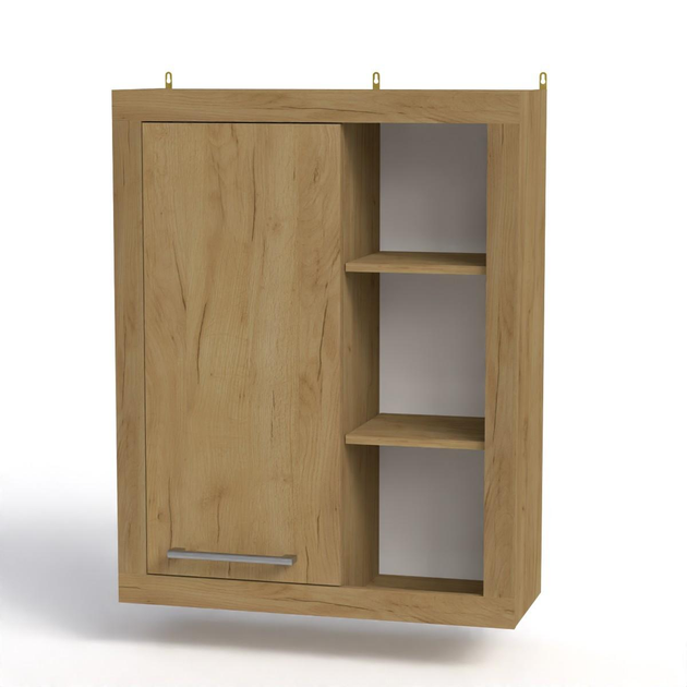 Тумба навесная МГ-1 Компанит Полка Тумба навесная 2 Дуб крафт золотой ...