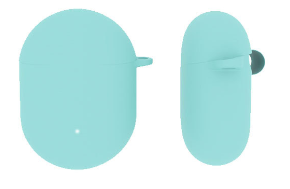 Чехол-накладка DK Silicone Candy Friendly с карабином для Google Pixel Buds 2 (011407) (mint green) - изображение 2