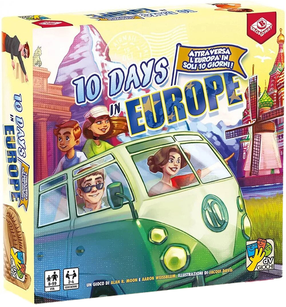 Gra planszowa Dv Games 10 dni w Europie (8032611693847) - obraz 1