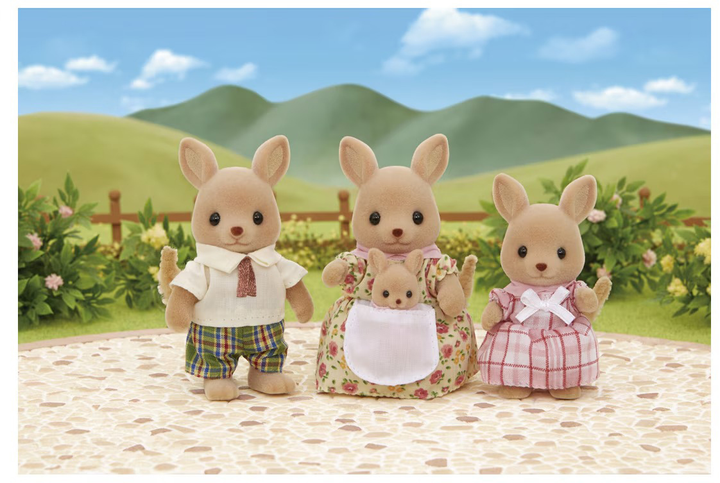 Набір фігурок Sylvanian Families Kangaroo Family 4 шт (5054131052723) - зображення 2