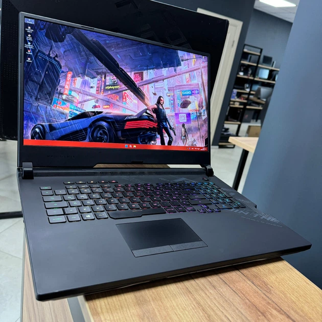 Игровой ноутбук Asus ROG Strix G733LXS/ 17.3" FullHD, IPS 300 Hz/ Intel Core i7 10875H (8 ядер/ 16 потоков)/ NVIDIA GeForce RTX 2080 Super (на 8 GB)/ 32 GB/ 512 GB NVME (Б/У) - Фото 2 Игровой ноутбук Asus ROG Strix G733LXS/ 17.3" FullHD, IPS 300 Hz/ Intel Core i7 10875H (8 ядер/ 16 потоков)/ NVIDIA GeForce RTX 2080 Super (на 8 GB)/ 32 GB/ 512 GB NVME (Б/У) - изображение 2