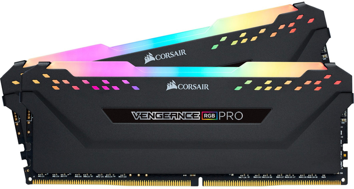 Pamięć Corsair DDR4-3600 16384MB PC4-28800 (Kit of 2x8192) Vengeance RGB PRO Black (840006615682) - obraz 1