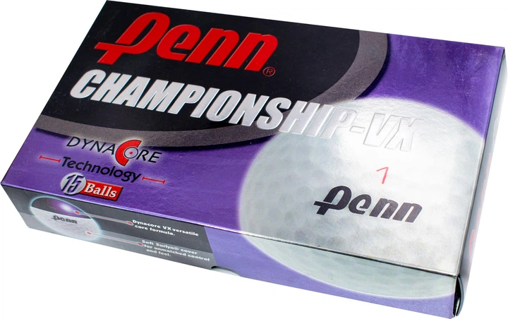 М'ячі для гольфу Penn Championship-VX 15 шт/уп. - Фото 3 М'ячі для гольфу Penn Championship-VX 15 шт/уп. - зображення 3