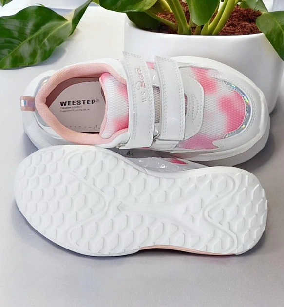 Ортопедические осенние весенние кроссовки для девочки на липучках WeeStep 3735W белые 29(стелька внутри 18см) - Фото 6 Ортопедические осенние весенние кроссовки для девочки на липучках WeeStep 3735W белые 29(стелька внутри 18см) - изображение 6