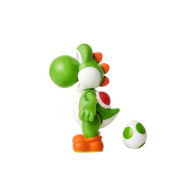 Ігрова фігурка з артикуляцією SUPER MARIO - ЗЕЛЕНИЙ ЙОШІ (10 cm, з аксес.) - изображение 4