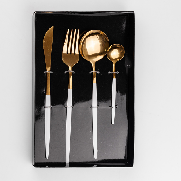 Набор столовых приборов Cutlery set из нержавеющей стали на 1 персону 4 ...