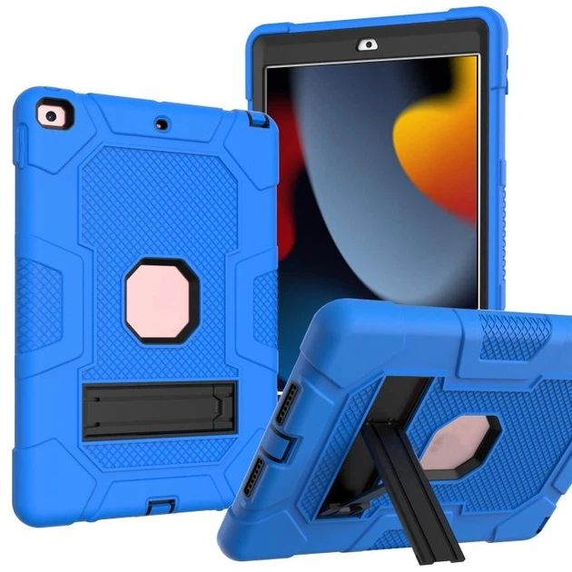 Чехол ARM Standart Apple New iPad 5 (2017) 9.7" противоударный с подставкой Blue - Фото 2 Чехол ARM Standart Apple New iPad 5 (2017) 9.7" противоударный с подставкой Blue - изображение 2