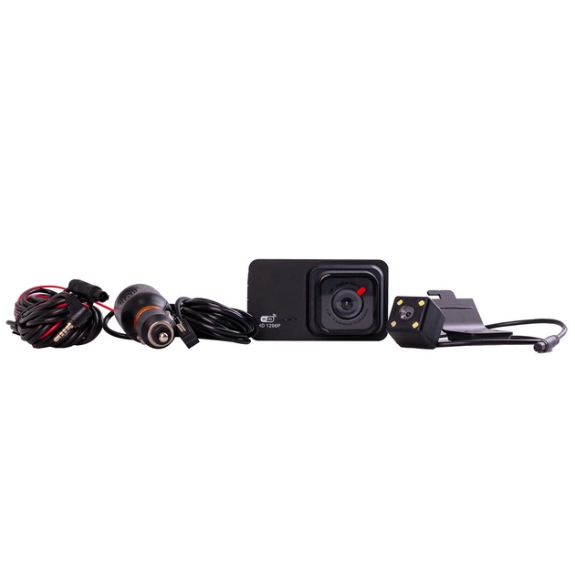 Видеорегистратор для авто Light Dual Lens Vihicle BlackBOX DVR с камерой заднего вида Y11ANDB - изображение 7