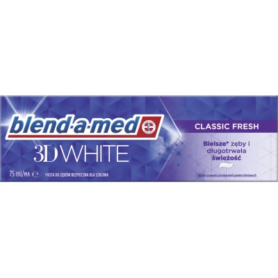 Зубная паста Blend-a-med 3D White Классическая свежесть 75 мл (8006540792971) - изображение 2