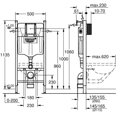 Інсталяція Grohe QuickFix 38971000 (CV030562) - зображення 8