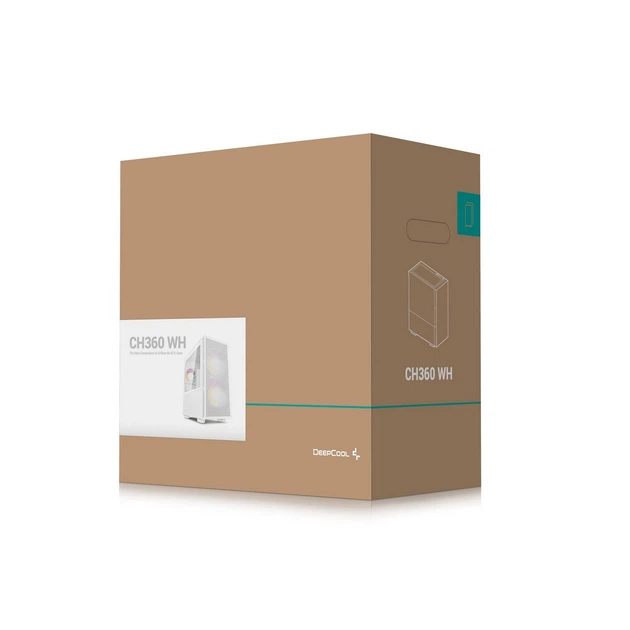 Корпус DeepCool CH360 White (R-CH360-WHAPE3-G-1) - зображення 3