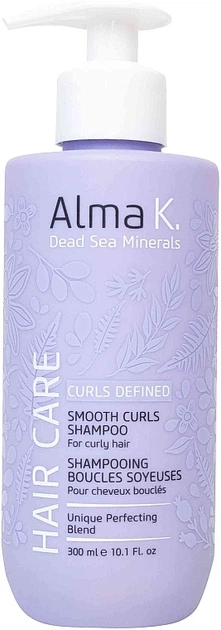 Шампунь для кудрявых волос - Alma K. Hair Care Smooth Curl Shampoo 300ml (1258091-192143) - Фото 1 Шампунь для кудрявых волос - Alma K. Hair Care Smooth Curl Shampoo 300ml (1258091-192143) - изображение 1