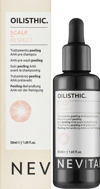 Відлущувальний пілінг з АНА-кислотами для шкіри голови - Nevitaly AHA Pre Wash 50ml - зображення 2