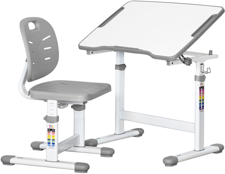 Комплект Evo-kids стол + стул Evo-07 Ergo Grey (Evo-07 Ergo G) - изображение 2