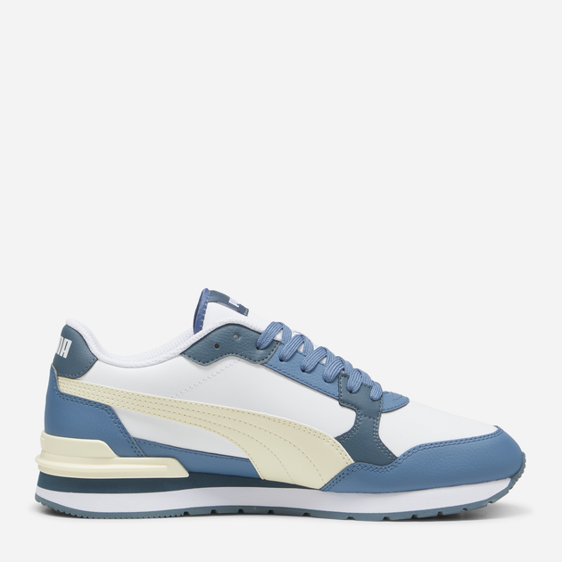 Акція на Чоловічі кросівки Puma ST Runner v4 L 39906803 40 (6.5UK) 25.5 см Puma White-Creamy Vanilla-Blue Horizon-Gray Skies від Rozetka