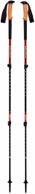 Kije trekkingowe Black Diamond Trail Cork czerwone 1 para 100-140 cm (1705821) - obraz 2