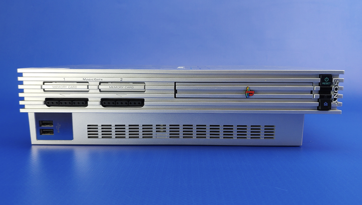 Набор Консоль Sony PlayStation 2 Limited Edition Europe Silver Б/У + Геймпад Проводной RMC Black - изображение 5