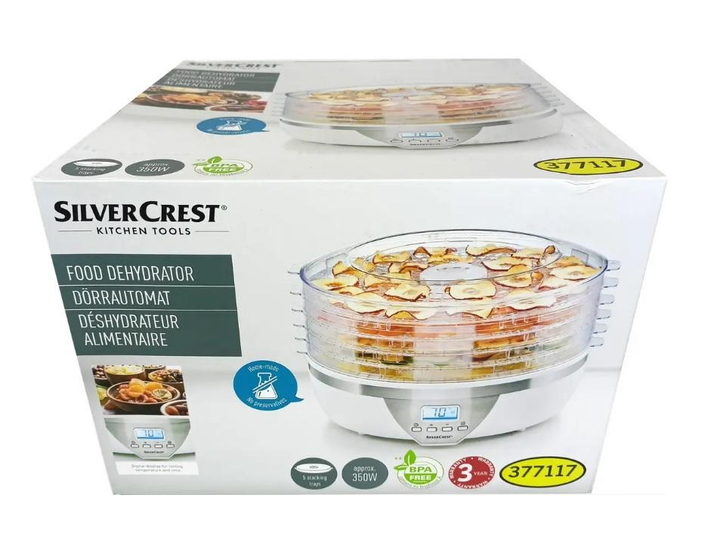 Сушилка для фруктов Silver Crest (Германия) 350 Вт 5 лотков - изображение 7