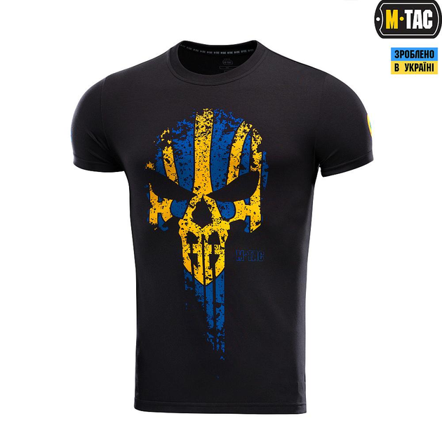 Тактическая M-Tac футболка Месник Black/Yellow/Blue S - изображение 1