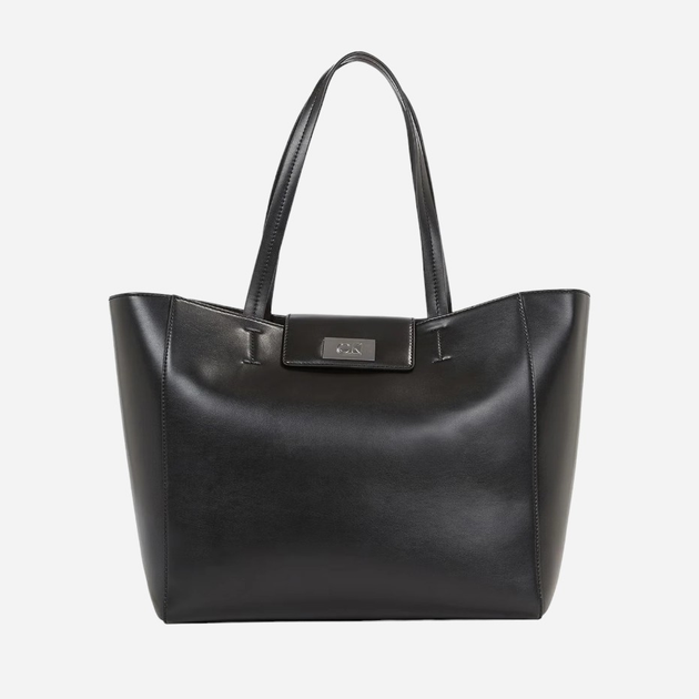 Torebka shopper damska Calvin Klein K60K612148-BEH Czarna (8720639013791) - obraz 1