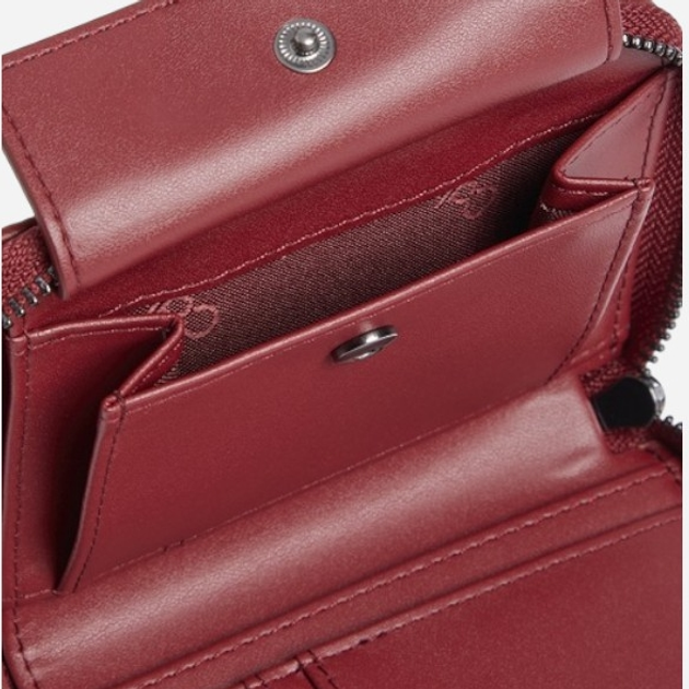 Portfel damski Calvin Klein K60K612201-XAI Bordowy (8720639018116) - obraz 3