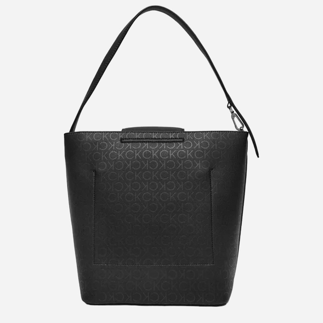 Сумка шопер жіноча середня Calvin Klein K60K612344-0GJ Чорна (8720639007325) - зображення 3