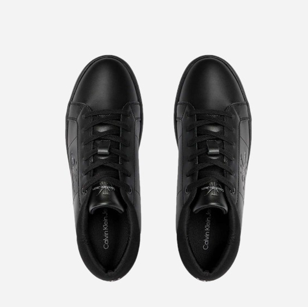 Sneakersy męskie skórzane do kostki Calvin Klein Jeans YM0YM00864 41 Czarne (8720109071887) - obraz 5