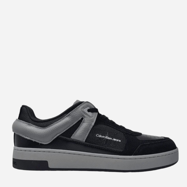 Sneakersy męskie zamszowe do kostki Calvin Klein Jeans YM0YM00994-0GQ 45 Czarne (8720109972627) - obraz 1