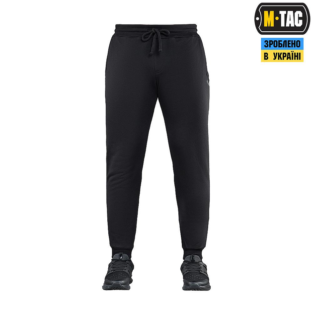 Тактические штаны M-Tac Cotton Classic Black черные 2XL/L - изображение 2