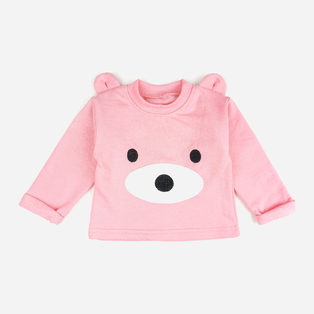 Детский теплый спортивный костюм (свитшот + штаны) для девочки Dexter`s Teddy d361-1рв 74 см Розовый (4821106769044) 