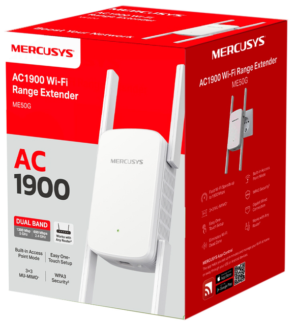 Wzmacniacz sygnalu bezprzewodowego Mercusys ME50G - obraz 3