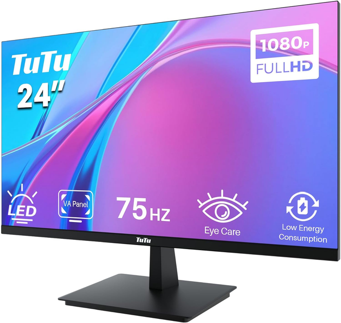 Монитор 24" TuTu 24S2 Full HD VA 75 Гц Factory Recertified g2 - изображение 1