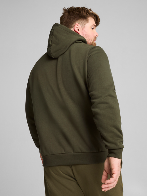 Худи утепленное мужское Puma Ess Big Logo Hoodie 58668708 S Зеленое (4067981077731) - изображение 2
