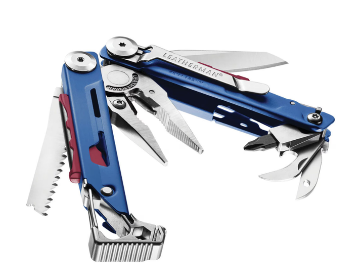 Мультитул Leatherman Signal 19 Инструментов с Чехлом (832741) Сине-Серебристый - изображение 3