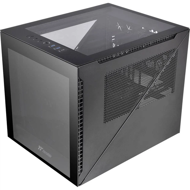 Obudowa Thermaltake Divider 200 TG Black (CA-1V1-00S1WN-00) - obraz 3