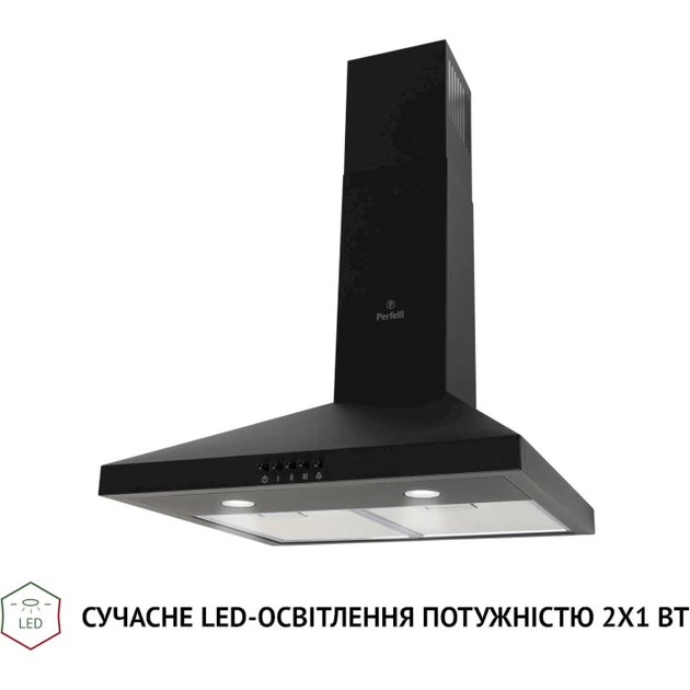 Витяжка купольна Perfelli K 5202 BL 700 LED - изображение 3