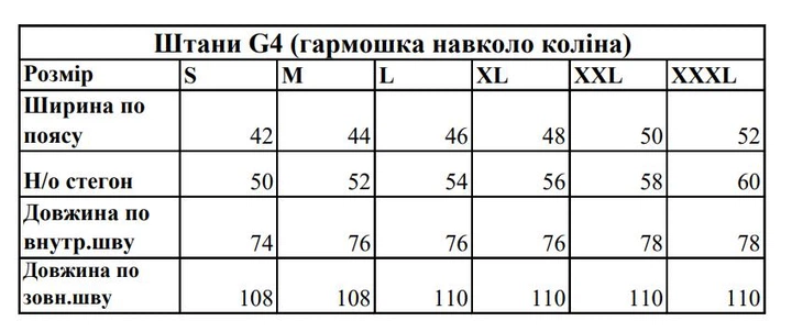 Штани тактичні з наколінниками штани мультикам, військові штани мультикам multicam камуфляж бойові ЗСУ XXXL - зображення 8