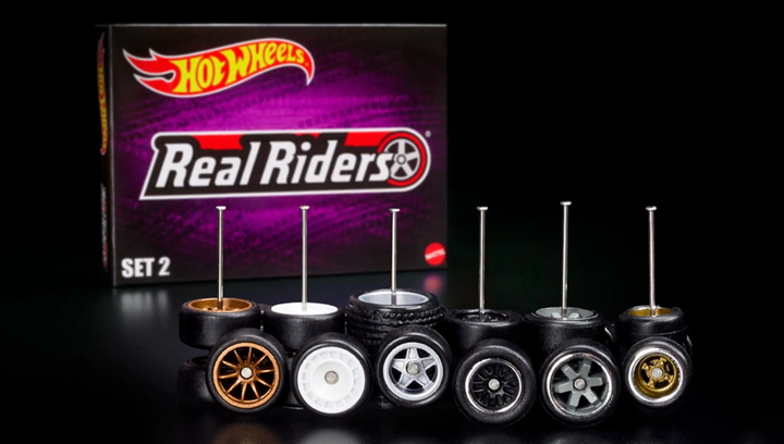 Колеса 24шт Hot Wheels Real Riders Wheels Pack - Set 2 Red Line