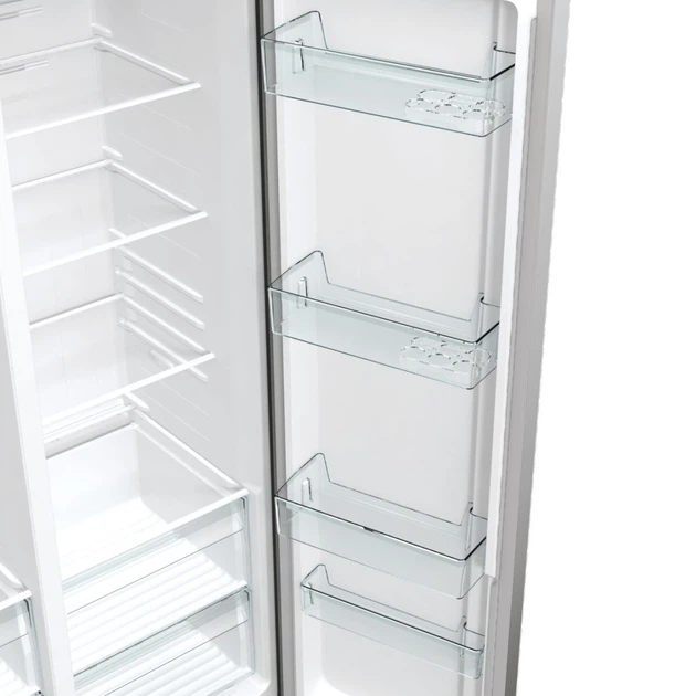 Gorenje Холодильник SBS 179х67х92см, 2 двері, 356( 191)л, А++, NF+, Інв. , зона св-ті, зовн. диспл, матовий сірий - изображение 14
