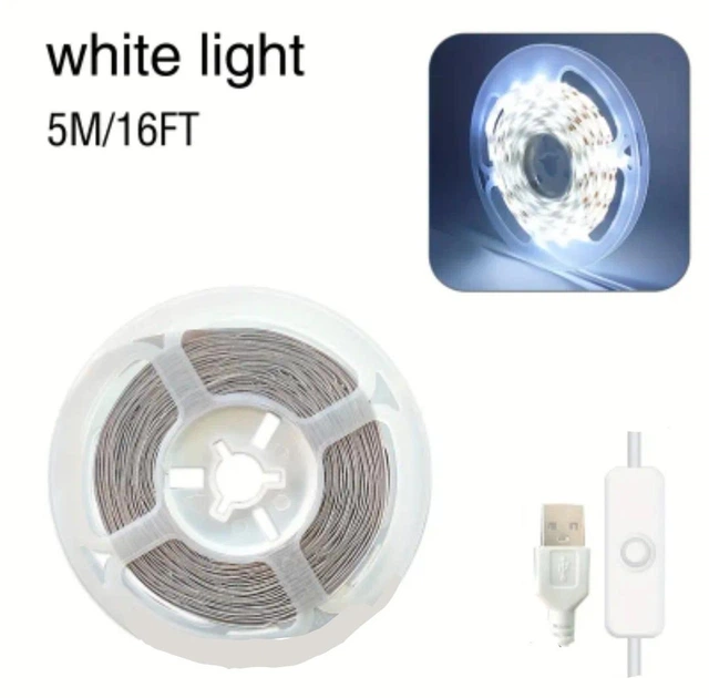 Світлодіодна стрічка Low voltage led light cold з вимикачем 5 метрів - зображення 5