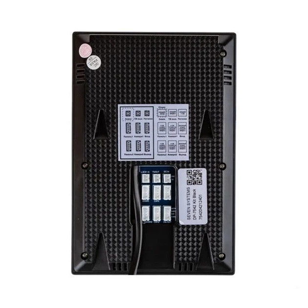Видеодомофон 4 дюйма SEVEN DP–7541 black - изображение 3